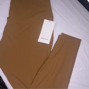 BNWT  Lululemon Align high-rise pant  25” Copper Brown Sz 18
